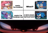 sonic, I'm lesbian What? sonic,I'm is there anyone in this franchise lesbian too who loves men?