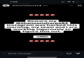 1:59 shannonsharpe845m 88888 Beware my ⑥shannonsharpe84 Instagram was hacked this morning, my team and I are working vigorously to figure this out. Send message... -UNC 88888 Х