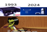 1993 2024 Panason BPSS.P Amber 7, 2004 5699.99 FEATURE PRICE $699° 1699.99 €799.99 119,980 AW, HEY 3DO WE THOUGHT YOU WERE DEAD.