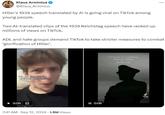 Klaus Arminius @Klaus_Arminius Hitler's 1939 speech translated by Al is going viral on TikTok among young people. Two Al-translated clips of the 1939 Reichstag speech have racked up millions of views on TikTok. ADL and hate groups demand TikTok to take stricter measures to combat 'glorification of Hitler. the after 5 beers in the middle of the spoons 0:09 C 7:41 AM - Sep 12, 2024 - 1.5M Views II 0:06 Growing up is realizing Who the villain Really was ل TkTok