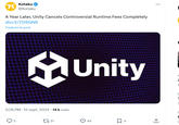 Starting January 1, 2025, Unity Pro will see an 8% price increase, raising the annual subscription fee to $2,200 per seat. Unity Enterprise will experience a 25% increase, with new minimum subscription requirements for customers generating over $25 million in annual revenue. These changes will apply to all new and existing subscriptions from that date. (Because these licenses involve major companies, the prices can vary based on different packages.) Bromberg stressed in his blog post that Unity will continue to increase prices as it needs to, but will only do so annually via subscription fees going up. It won’t try to squeeze pennies out of every developer using the engine based on how many times people install your game.

“Canceling the Runtime Fee for games and instituting these pricing changes will allow us to continue investing to improve game development for everyone while also being better partners,” said Bromberg.
