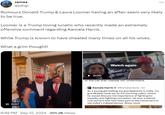 Rumours Donald Trump & Laura Loomer having an affair seem very likely to be true. James @jdtlgr Rumours Donald Trump & Laura Loomer having an affair seem very likely to be true. Loomer is a Trump loving lunatic who recently made an extremely offensive comment regarding Kamala Harris. While Trump is known to have cheated many times on all his wives. What a grim thought! wes II 0:07 A C AMERIC GREAT AGAIN Watch again 8:48 PM - Sep 12, 2024 - 201.2K Views 0:00 of the call that nobody will understand. Kamala Harris Kamala Harris 4d As a young girl visiting my grandparents in India, my grandfather took me on his morning walks, where he would discuss the importance of fighting for equality and fighting corruption. He was a retired civil servant who had been part of the movement to win India's independence. Show more