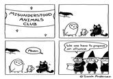✓ MISUNDERSTOOD ANIMALS CLUB 4 Ahem ☑ We are here to propose an alliance. BE Sarah Andersen