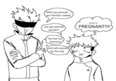 Ahhh yes periods.. i am familiar indeed uoy get periods sensei?? Yes but not anymore dont tell anyone by the way sensei is PREGNANT!!!! م
