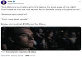 Joey @gothamhiphop ... "And Mahomes completes his 3rd behind the back pass of the night! That'll take us into the half. I know Taylor Swift is loving this game so far" *Stadium lights shut off* "Psst, I see dead people" Drake, who just bet $100M on the 49ers: From homelander reactions & clips 12:07 PM Sep 8, 2024 1.5M Views
