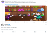 Enchanted Portals @PlayEnchanted Oct 8, 2019 Here's the trailer for our upcoming kickstarter campaign! #gamedev #indiegame 1:41 2.2K tz 4.4K 7.7K 山 ☐ 1 Chris @OneyNG w--.. this is just minecraft 1:29 PM • Oct 9, 2019 8 17.80 2K ☐ 14 ↑