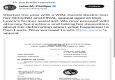 t Joe Exotic reposted John M. Phillips @JohnPhillips Follow Started the year with a WIN. Carole Baskin lost her SECOND and FINAL appeal against Don Lewis's former assistant. We now proceed with attorney fee motions and taking her deposition about her defamation about what happened to Don Lewis. Now we need to win @joe_exotic's appeal. IN THE DISTRICT COURT OF APPEAL OF THE STATE OF FLORIDA SECOND DISTRICT 1700 N. TAMPA STREET, SUITE 300, TAMPA, FL 33602 January 03, 2024 CASE NO.: 2D22-1482 L.T. No.: 20-CA-006289 V. CAROLE BASKIN, ET AL ANNE MCQUEEN Appellant / Petitioner(s). BY ORDER OF THE COURT: Appellee / Respondent(s). Appellee's motion to certify questions of great public importance and/or conflicts is denied. I HEREBY CERTIFY that the foregoing is a true copy of the original court order. mep Mary Elizabeth Kuenzel Mary Elizabeth Kuenzel Clerk Served: ALLISON MORAT, ESQ. BRADLEY A. MUHS, ESQ. COURT STATE OF OF APPEAL FLORIDA AMY HANNA, ESQ. CHARLES M. HARRIS, JR., ESQ.
