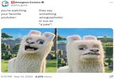 Amogoss Comics @ @amo_goss you're watching. your favorite youtuber: they say something amogusphobic or sus as "a joke": . . 5:13 PM Sep 10, 2024 2,070 Views ...