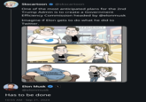 Skscartoon @skscartoon One of the most anticipated plans for the 2nd Trump Admin is to create a Government Efficiency Commission headed by @elonmusk Imagine if Elon gets to do what he did to Twitter. XOSKS CARTOON FEDERAL GOVERNMENT Elon Musk ☑ @elonmusk Has to be done 10:55 AM - Sep 21, 2024 EFFICIENCY x