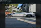 r/CyberStuck ⚫ 20 days ago anyaliasleft Spotted in Seattle No obvious collision around it or damage to rear.