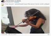 Rachel Eaton @ Realta @rayleearts Follow The "live music" advertised was this poor lone violin player 10:36 AM - Sep 24, 2024