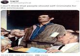 ingrid @retrophysical I don't think that people should self-immolate for the omnicause L REPORT TOWN . 10:32 PM ⚫ Feb 27, 2024 155 Views NORMAN ROCKWELL ...