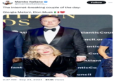 lant Mambo Italiano @mamboitaliano__ The internet-breaking couple of the day: Giorgia Meloni, Elon Musk ♥ TIIZ N DS Follow Atl tlanticCou 2:37 AM Sep 24, 2024 87.1K Views YANK Incil.or antic COL Atlant nticCo uncil :
