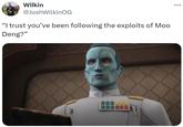 Wilkin @JoshWilkinOG "I trust you've been following the exploits of Moo Deng?"