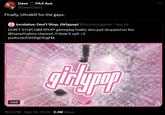 Finally, Ultrakill for the gays. Dave PAX Aus SOON @DaveOshry Finally, Ultrakill for the gays. Incolatus: Don't Stop, Girlypop! @incolatusgame. Sep 24 DON'T STOP, GIRLYPOP! gameplay trailer also just dropped on the @GameTrailers channel..!! blow it up!! <3 youtu.be/GhOhgCkJgFM 0:08 girlypop 11:34 PM · Sep 24, 2024 2.3M Views