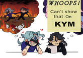 WHOOPS! Can't show that On KYM