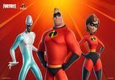 FORTNITE THE INCREDIBLES © 2024 Epic Games, Inc. Disney/Pixar
