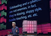 Sideloading and a cyb are not enemies, in fact, they're kissing, sloppy style, boobs touching, etc. etc.