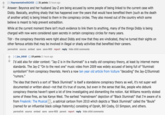 [-] RepresentativeOk2433 31 points 23 hours ago Answer: Beyonce and her husband Jay-Z are being accused by some people of being linked to the current case with Diddy. Basically, anything shady that has happened over the years that would have benefited them (such as the death of another artist) is being linked to them in the conspiracy circles. They also moved out of the country which some believe is meant to help prevent extradition. While at the current moment there isn't much evidence to link them to anything, many of the things Diddy is being charged with now were considered open secrets in certain conspiracy circles for many years. Tldr the conspiracy theorists were right about Diddy and now that they are vindicated, they've turned their sights on other famous artists that may be involved in illegal or shady activities that benefited their careers. permalink source embed save save-RES report reply hide child comments [-] joe_bibidi 19 points 21 hours ago I'd add also for older context: "Jay-Z is in the illuminati" is a really old conspiracy theory, at least by internet meme standards. The Jay-Z "On to the next one" music video from 2009 was widely accused of being full of "illuminati symbolism" from conspiracy theorists. Here's a now ten year old article from Vulture "decoding" the Jay-Z/Illuminati "rumors." The idea that there's a sort of "Black Illuminati" is itself a standalone conspiracy theory as well, it's not super well documented or written about—not that it's true of course, but even in the sense that like, people who debunk conspiracy theories haven't spent a lot of time investigating and dismantling the notion. Kat Williams recently stoked some of these fires, as has Kanye West. The earliest "mainstream" depiction of "Black Illuminati" that I'm aware of is from Freaknik: The Musical a satirical cartoon from 2010 which depicts a "Black Illuminati" called the "Boule" (named for an influential black college fraternity) consisting of Oprah, Bill Cosby, OJ Simpson, and others. permalink source embed save save-RES parent report reply hide child comments