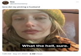 lina @evermoresivy lana del rey picking a husband What the hell, sure. 1:28 AM Sep 27, 2024 2.4M Views ...