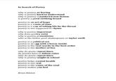 In Search of Poetry why is poetry so boring why is poetry hard to understand why is poetry considered non-fiction is poetry a good clothing brand poetry is an act of hope poetry is a waste of time poetry is a way of taking life by the throat poetry is not supposed to rhyme why is poetry important why does poetry exist why is poetry pretentious who is the better poet shakespeare or taylor swift poetry is a political act poetry is an egg with a horse inside poetry is the best words in the best order poetry is the mother of lies why do poets repeat lines do poems have to follow rules why do poets repeat lines why is poetry taught in school poetry helps mental health poetry is not real poetry is the music of the soul poetry makes you feel Brian Bilston