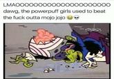 LMA000000000000000000000 dawg, the powerpuff girls used to beat the f--- outta mojo jojo CARTOON