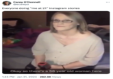 Carey O'Donnell @ecareyo Everyone doing "me at 21" Instagram stories Okay so there's a 56 year old woman here . 1:45 PM Jan 31, 2024 282.9K Views ...