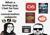 What a boring guy, I bet he has no conversation subjects as ASTE ANNIVERSARY EDITION CORMAC McCARTHY BAT BANDAR EROSION STALKER And-n-y ل Blood Meridian SWANS