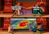 7090 FOSSIL FUEL POLLUTION BIG OIL GREED 5:00 PM 905 mb 21.8°N, 90.8°W FIRST ALERT WEATHER HURRICANE MILTON MON 6:00 PM 180 mph BROWNSVILLE E at 10 mph
