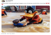 Tim Skellett @Gurdur absolutely heartbreaking imagery out of disney world this morning 9:16 AM Oct 10, 2024