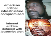 Meme about the October 2024 hack of the "Internet Archive":https://knowyourmeme.com/memes/sites/internet-archive posted by X account @vxunderground.
