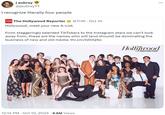 j aubrey @jaubreyYT I recognize literally four people THR The Hollywood Reporter Hollywood, meet your new A-List. @THR ⚫ Oct 10 From staggeringly talented TikTokers to the Instagram stars we can't look away from, these are the names who will (and should) be dominating the business of new and old media: thr.cm/bllOQ50 12:14 PM ⚫ Oct 10, 2024 · 9.6M Views • Hollywood REPORTER ...
