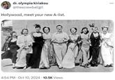 Hollywood, meet your new A-list post with the image replaced with the cast of The Women (1939)
