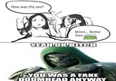 Meme edit of a "webcomic":https://knowyourmeme.com/memes/cultures/webcomics originally posted by "X / Twitter":https://knowyourmeme.com/memes/sites/twitter-x artist @womanlozersimp on February 13th, 2023. The comic depicts two people in bed, one telling the other that their sex was better than "X," where X is typically replaced with a piece of popular media internet users enjoy, in this case, "Doctor Doom":https://knowyourmeme.com/memes/doctor-doom-toots-as-he-pleases.