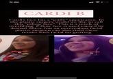 5:26 CARDI B Cardi's face has a "puffy" appearance. In the plastic surgery world we like to call this "pillow face". This is a result of overfilling. Pillow face is used caused by dermal fillers, but an overzealous facial plastic surgeon can also yield these results with facial fat grafting DAILYTEATALKS 2XIATASTYAG