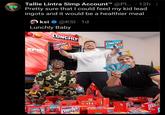Anyone tried those yet? Tallie Lintra Simp Account™ @PI... . 12h: Pretty sure that I could feed my kid lead ingots and it would be a healthier meal ksi @KSI 1d Lunchly Baby EPIC INGREDIENTS LUNCHLY LUNCHLY LUNCHLY PRIME LUNCH Лизит LUNCHLY FIESTA NACHOS REAL 400 LUNCHLY O ΠΑΟΝΠΤ FEASTABLES LUNCALY Y