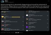 Mars @Marsspace17_ Anyone doing this is absolutely disgusting and should be ashamed of themselves. Maya Henry is completely valid for sharing her own personal experiences of emotional abuse with Liam and she is not responsible for his passing. maya_henry 1d Most recent marcelina./im ARE YOU SATISFIED YET??? Reply See Original 3i3arielsworld 1m Damn girl you got your wish i guess Reply bica3703 21s It was all your fault Reply nessiebloq05 56s I hope you're happy now, you won. Reply bloppissthlmm_1m ro_pinheiro 2m Moça diz que não é verdade pfv Reply See Translation valentinamarchant 2m U killed Liam Reply Liam Reply robertaplimax 3m NOW YALL CAN KEEP TALKING ABOUT LIAM y'all bad ziggys hobbies 2m Did she kill Liam? Reply ghd_camila 2m 5:52 PM ⚫ Oct 16, 2024 541.3K Views 1