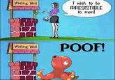 Wishing Well I wish to be IRRESISTIBLE to men! Wishing Well POOF!