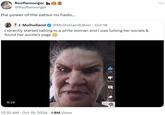 Akuma Auntie post referencing Akuma in Street Fighter