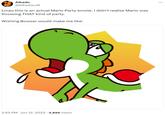 X hornypost about the Yoshi Whaaat?! sticker