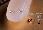 Grain of Rice World's smallest Amount of contact computer needed for SGA to get FT'S