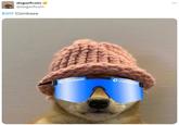 Dogwifhat social media account post a Dogwifhat meme referencing the Coinbase cryptocurrency exchange