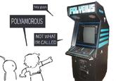 hey guys POLYAMOROUS NOT WHAT I'M CALLED POLYBIUS
