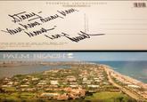 Alleged postcard sent by Donald Trump in 1993 to former model Stacey Williams, in which he wrote: “Stacey – Your home away from home. Love Donald”.