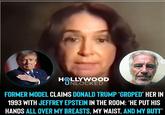 HOLLYWOOD UNLOCKED FORMER MODEL CLAIMS DONALD TRUMP 'GROPED' HER IN 1993 WITH JEFFREY EPSTEIN IN THE ROOM: 'HE PUT HIS HANDS ALL OVER MY BREASTS, MY WAIST, AND MY BUTT'