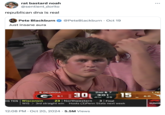 A tweet about the Texas Fan meme showing a University of Texas at Austin student named Grant Walther who went viral in October 2024 when a screencap of him at a Texas Longhorns college "football":https://knowyourmeme.com/memes/cultures/nfl-american-football game went viral on social media in which he looked angry and sad. This meme jokes about his "Republican DNA."