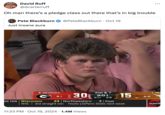 A tweet about the Texas Fan meme showing a University of Texas at Austin student named Grant Walther who went viral in October 2024 when a screencap of him at a Texas Longhorns college "football":https://knowyourmeme.com/memes/cultures/nfl-american-football game went viral on social media in which he looked angry and sad. This meme jokes about the student's fraternity pledge class.