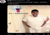 Deleted tweet by Twitter user @KrisSkulls. The tweet reposts "TikToker":https://knowyourmeme.com/memes/sites/tiktok @maytheforcebewithrj's "Boo Inspired Outfit", where he wears all white and sticks his tongue out to mimic "Boo":https://knowyourmeme.com/memes/princess-boo from "Super Mario":https://knowyourmeme.com/memes/subcultures/super-mario. The image became a notable meme and "reaction":https://knowyourmeme.com/memes/reaction-images image in 2024.