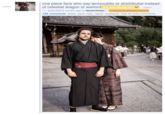Reddit post to /r/PirateFolk that uses an image of a "white man and an Asian woman":https://knowyourmeme.com/memes/wmaf-amwf dressed in kimonos posing in front of a "Japanese":https://knowyourmeme.com/memes/cultures/japan-nihon-%E6%97%A5%E6%9C%AC shrine as an "image macro":https://knowyourmeme.com/memes/image-macros. The image is often used to joke about "Japanophiles":https://knowyourmeme.com/memes/thing-japan or weebs, mocking their decision to use Japanese terms for certain anime and manga, and otherwise display their knowledge of Japanese culture. 