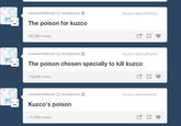 ruinedchildhood lomyyloves + The poison for kuzco 107,881 notes Source: datunofficialdi... ruinedchildhood lomyyloves Source: datunofficialdi... The poison chosen specially to kill kuzco 118,606 notes ruinedchildhood lomyyloves Kuzco's poison 111,054 notes Source: datunofficialdi...